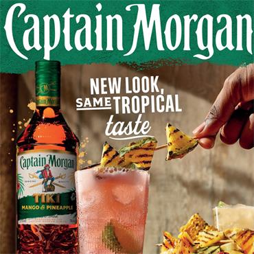 Captain Morgan Tiki Pineapple and Mango Rum Based Spirit Drink | 700ml | 25% vol
