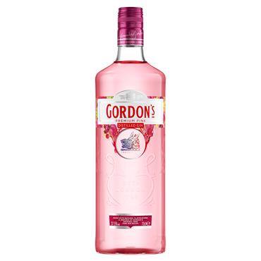 Gordon's Premium Pink Distilled Flavoured Gin 700ml Bottle | 37.5% vol