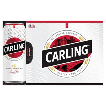 Carling Brilliantly Refreshing Lager 8 x 500ml Cans