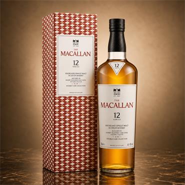 The Macallan 12 Year Old Highland Single Malt Scotch Whisky 700ml Bottle