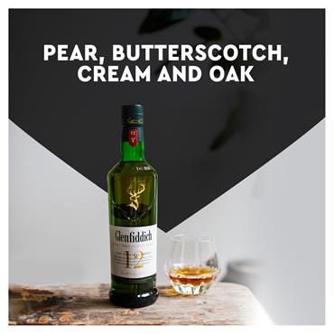 Glenfiddich 12 Year Old Single Malt Scotch Whisky 700ml Bottle
