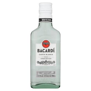 Bacardi Carta Blanca White Rum 200ml Bottle