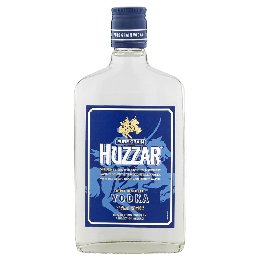 Huzzar Pur Grain Triple Distilled Vodka 350ml Bottle 37.5 vol Buy