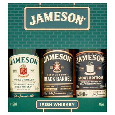Jameson Mixed Miniatures 3 x 50ml Bottles