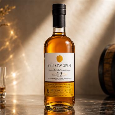 Mitchell & Son Yellow Spot 12 Year Old Single Pot Still Irish Whiskey 700ml Bottle