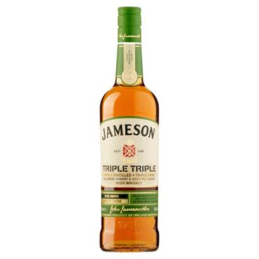 Jameson Triple Triple Irish Whiskey 700ml Bottle