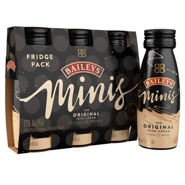 Baileys Original Irish Cream 3 x 100ml Bottles