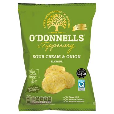 O'Donnells Sour Cream & Onion 125g Bag