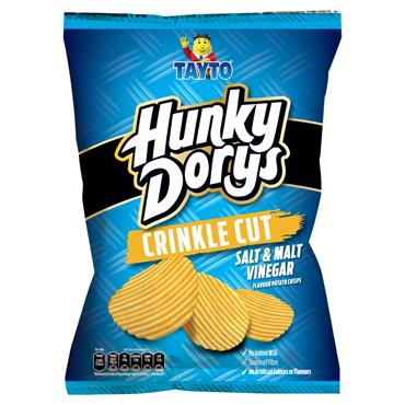 Tayto Hunky Dorys Salt & Vinegar Crisps 130g Bag