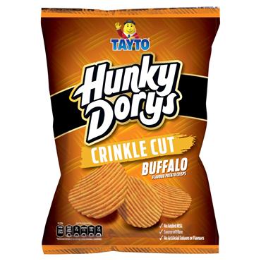 Tayto Hunky Dorys Buffalo Crisps 130g Bag