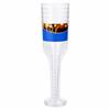 Plastic Flute Glasses Pack of 6