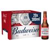 Budweiser Lager 20 x 300ml Bottles