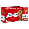 Budweiser Lager 8 x 500ml Cans