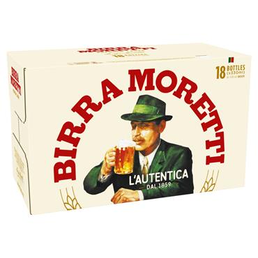 Birra Moretti Premium Lager 18 x 330ml Cans