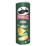 Pringles Cheese & Onion Crisps 165g Can