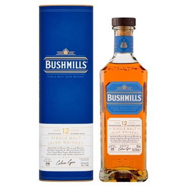 Bushmills 12 Year Old Single Malt Irish Whiskey 700ml Bottle