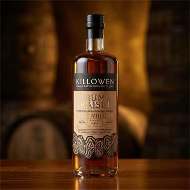 Killowen Single Malt Rum & Raisin Cask 700ml Bottle