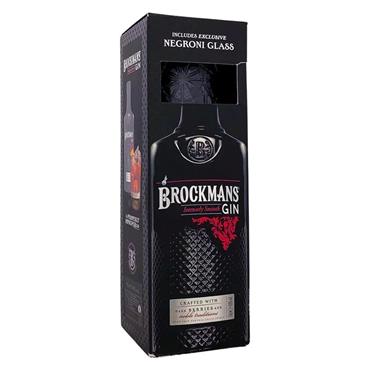 Brockmans Gin 700ml Bottle with Glass