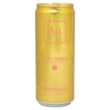AU Vodka Juicy Peach 330ml Can