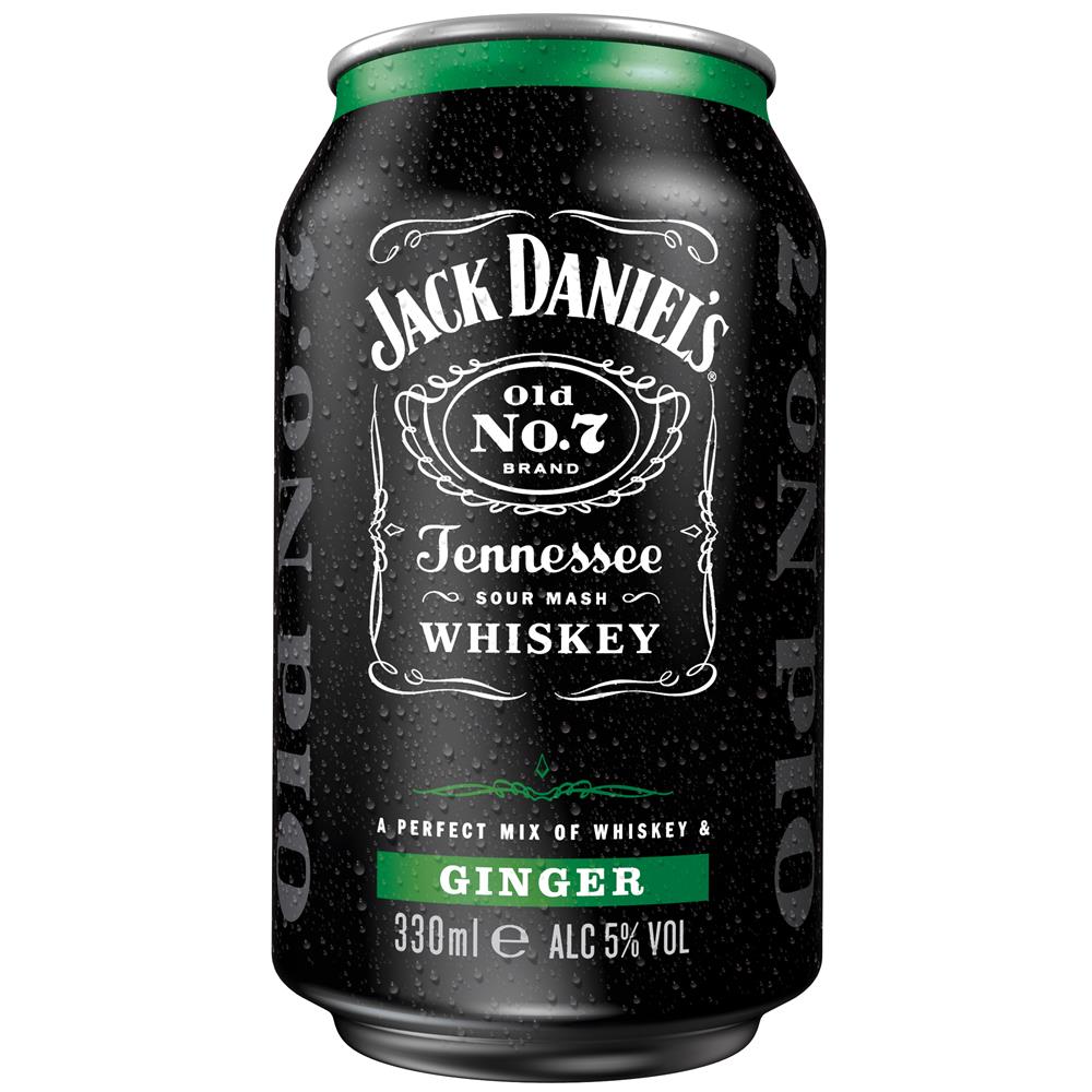 Jack Daniel's Tennessee Whiskey & Ginger 330ml Buy now at Carry Out