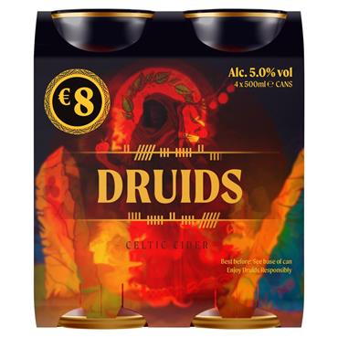 Druids Irish Cider 4 x 500ml Cans