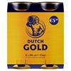 Dutch Gold Lager 4 x 500ml Cans