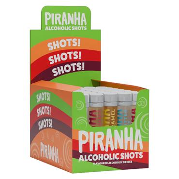 Piranha Schnapps Mixed Shots 25ml Pack