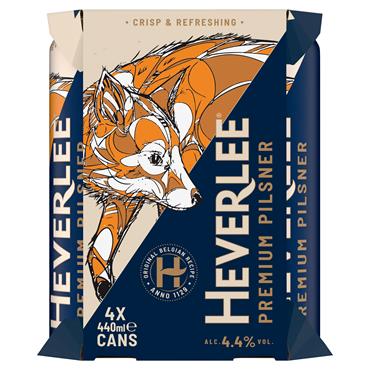 Heverlee Premium Pilsner 4 x 440ml Cans