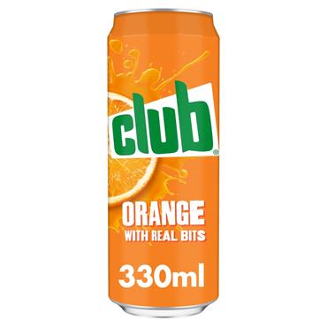 Club Orange 330ml Slimline Can