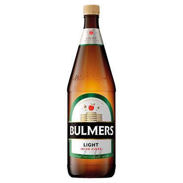 Bulmers Light Irish Cider 1 Litre Bottle
