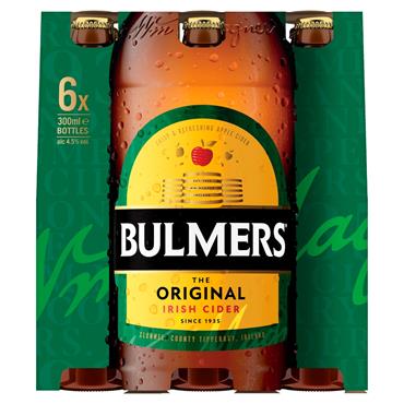 Bulmers Original Irish Cider 6 x 300ml Bottles