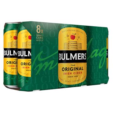 Bulmers Original Irish Cider 8 x 500ml Cans