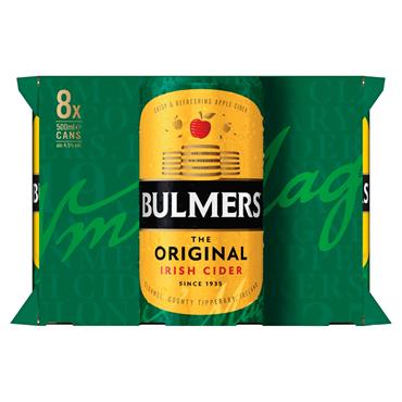Bulmers Original Irish Cider 8 x 500ml Cans