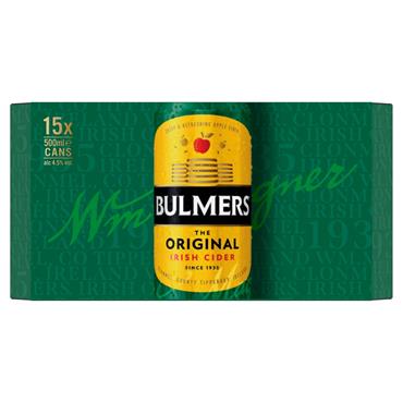 Bulmers Original Irish Cider 15 x 500ml Cans