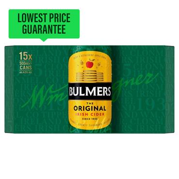Bulmers Original Irish Cider 15 x 500ml Cans