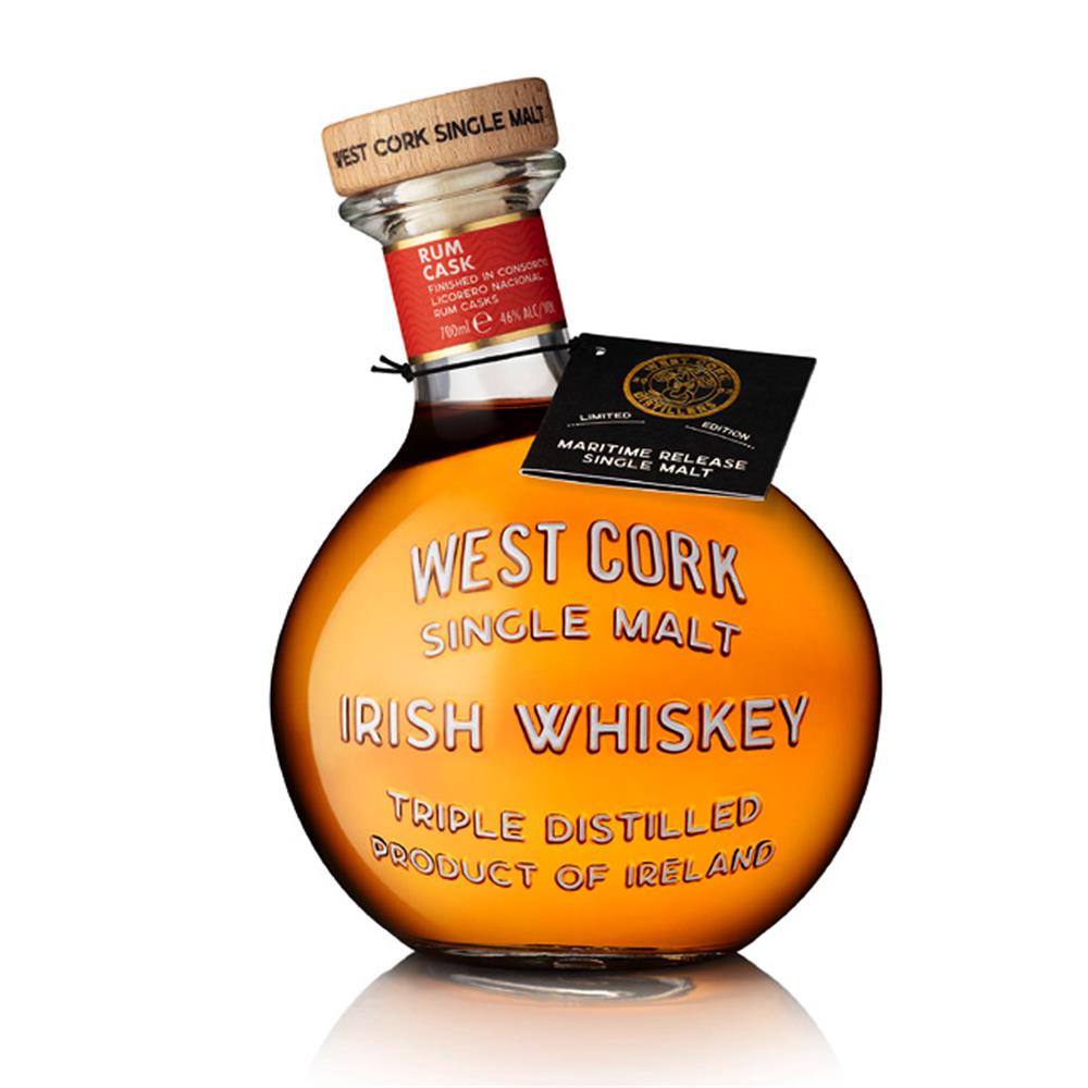 West Cork Maritime Collection Single Malt Irish Whiskey Rum Cask 700ml ...