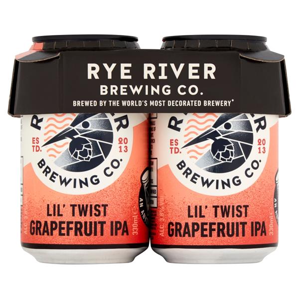 Rye River Brewing Co. Lil' Twist Grapefruit IPA 4 x 330ml Buy now at