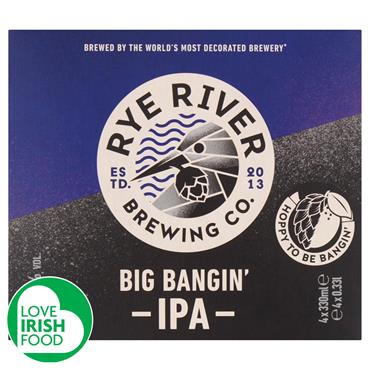 Rye River Big Bangin' IPA 4 x 330ml Cans