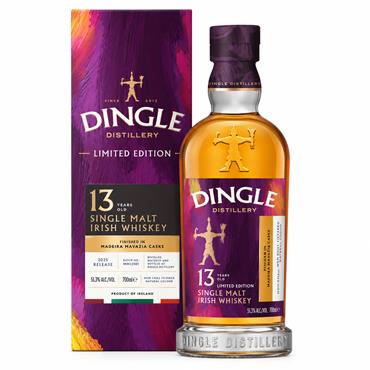 Dingle Single Malt Irish Whiskey 13 Year Old Madeira Finish 700ml Bottle