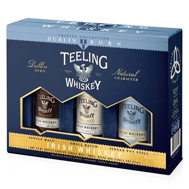 Teeling Irish Whiskey Miniature Gift Set 3 x 50ml Bottles