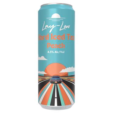 Lay Low Peach Hard Iced Tea 330ml Can