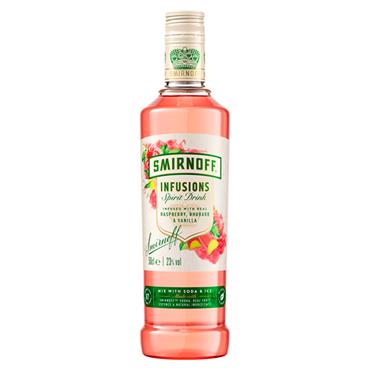 Smirnoff Infusions Raspberry, Rhubarb and Vanilla 500ml Bottle