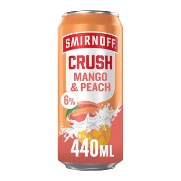 Smirnoff Peach & Mango Crush 440ml Can