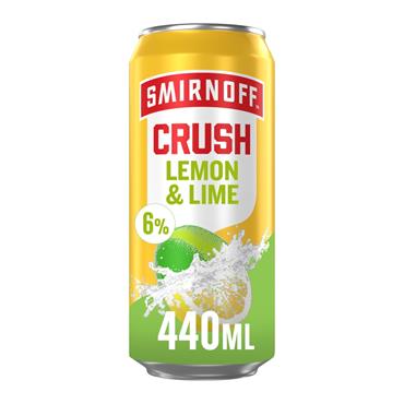 Smirnoff Lemon & Lime Crush 440ml Can