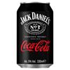 Jack Daniel's No.7 Tennessee Whiskey Mixed with Coca-Cola 330ml Can