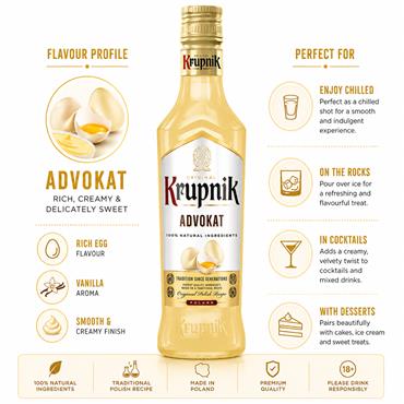 Krupnik Advokat Liqueur 500ml Bottle