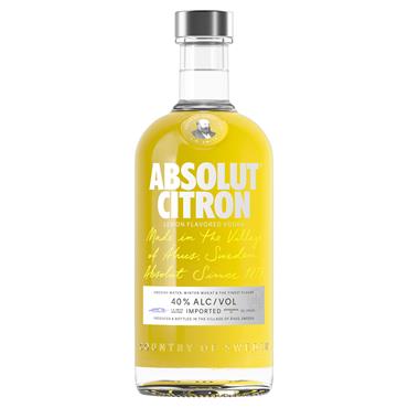 Absolut Citron Lemon Flavoured Vodka 700ml