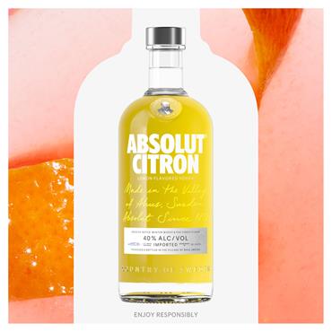 Absolut Citron Lemon Flavoured Vodka 700ml