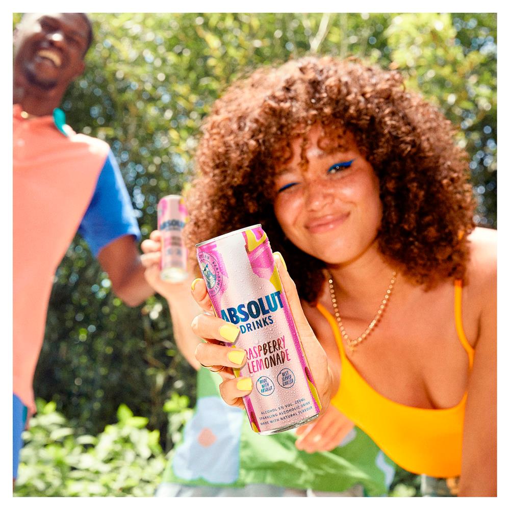 Absolut Drinks Raspberry Lemonade 250ml Can | Buy now at Carry Out Off ...