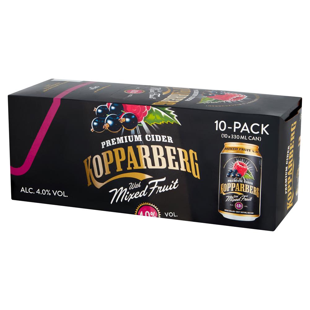 Kopparberg Premium Cider with Mixed Fruit Fridge Pack 10 x 330ml Buy